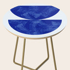 blue retro mid century Side Table Gallery Image 2
