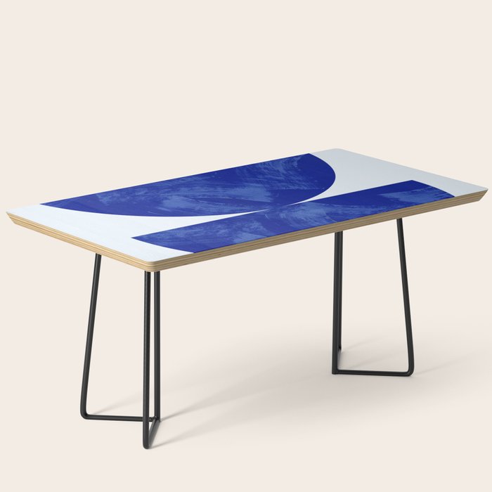 blue retro mid century Coffee Table Gallery Image 1