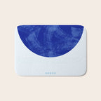 blue retro mid century Bath Mat Gallery Image 1