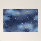 Magical Starry Night Sky  Welcome Mat Gallery Image 1