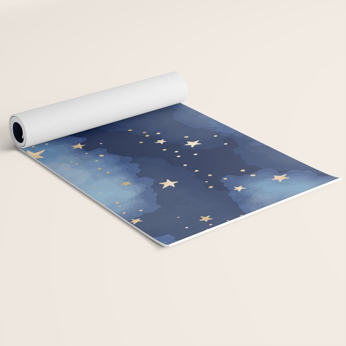 Magical Starry Night Sky  Yoga Mat Gallery Image 2