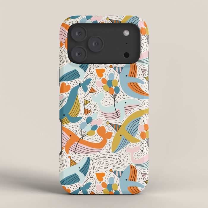 Humpback Whale Party iPhone Case Gallery Image 4