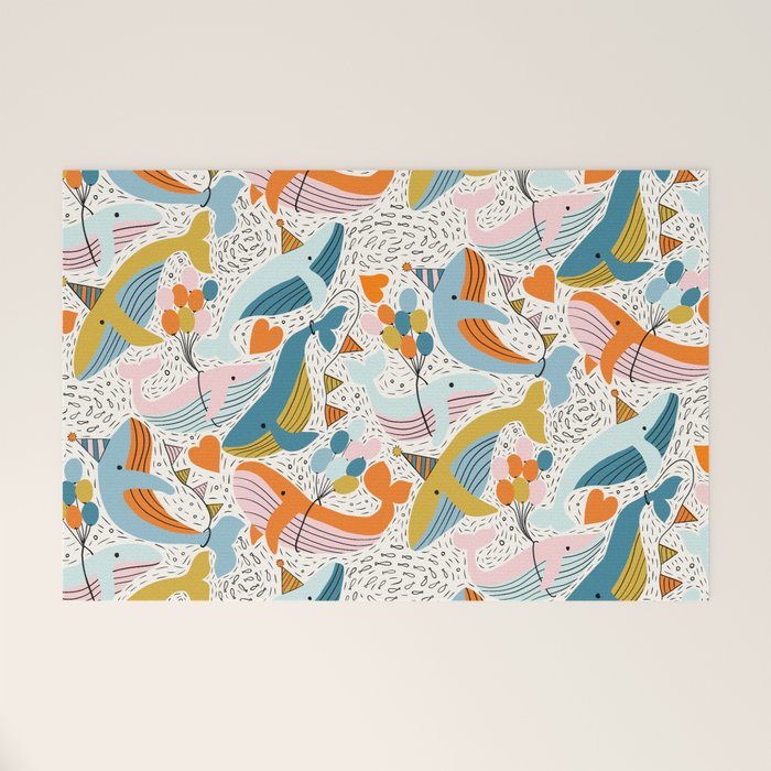 Humpback Whale Party Welcome Mat Gallery Image 1