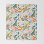 Humpback Whale Party Throw Blanket Gallery Image 2