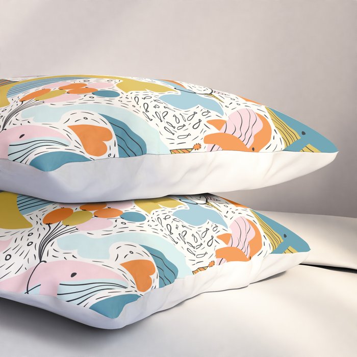Humpback Whale Party Pillow Sham Gallery Image 3
