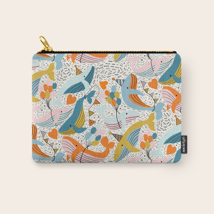 Humpback Whale Party Carry All Pouch Gallery Image 1
