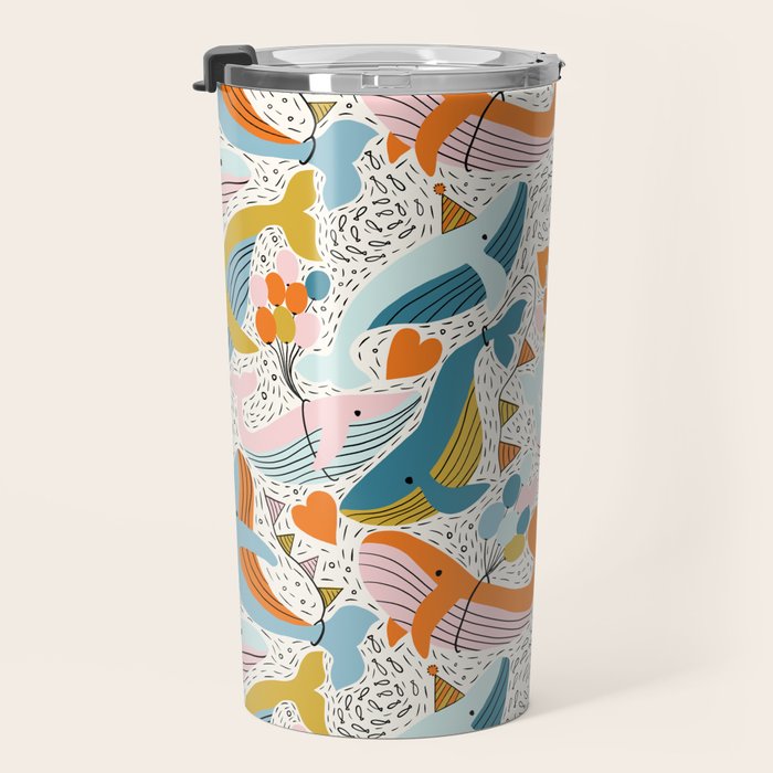 Humpback Whale Party Travel Mug Gallery Image 3