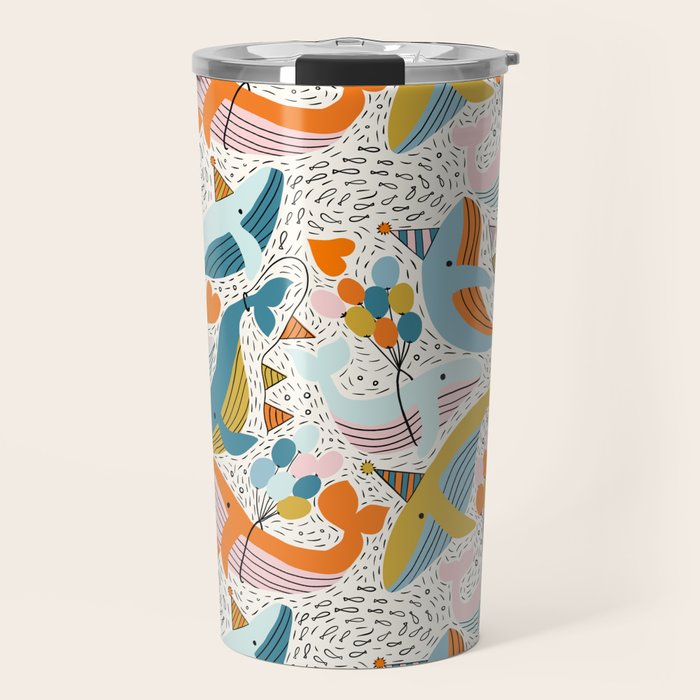 Humpback Whale Party Travel Mug Gallery Image 1