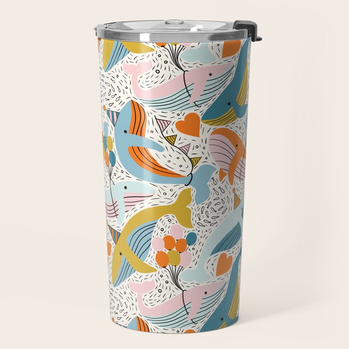 Humpback Whale Party Travel Mug Gallery Image 2