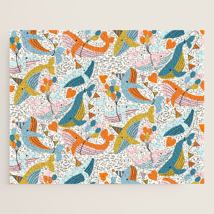 Humpback Whale Party Jigsaw Puzzle Gallery Image 1