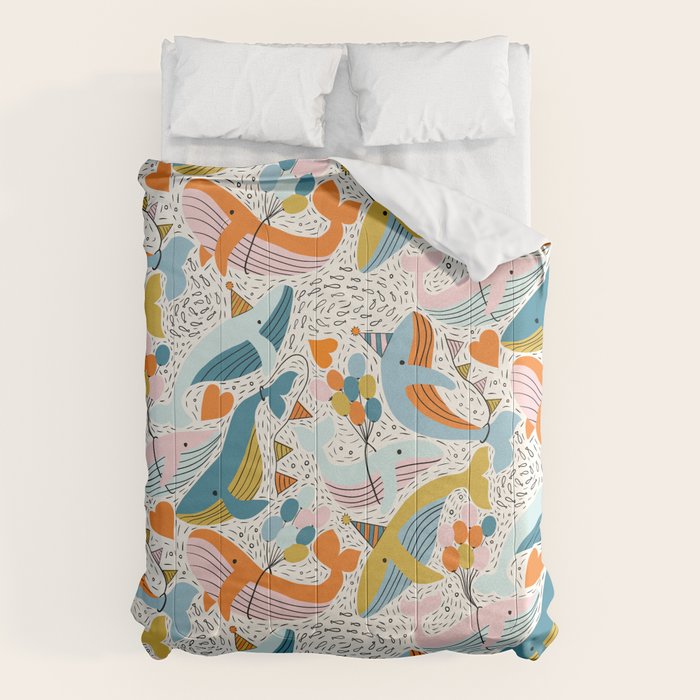 Humpback Whale Party Comforter Gallery Image 1