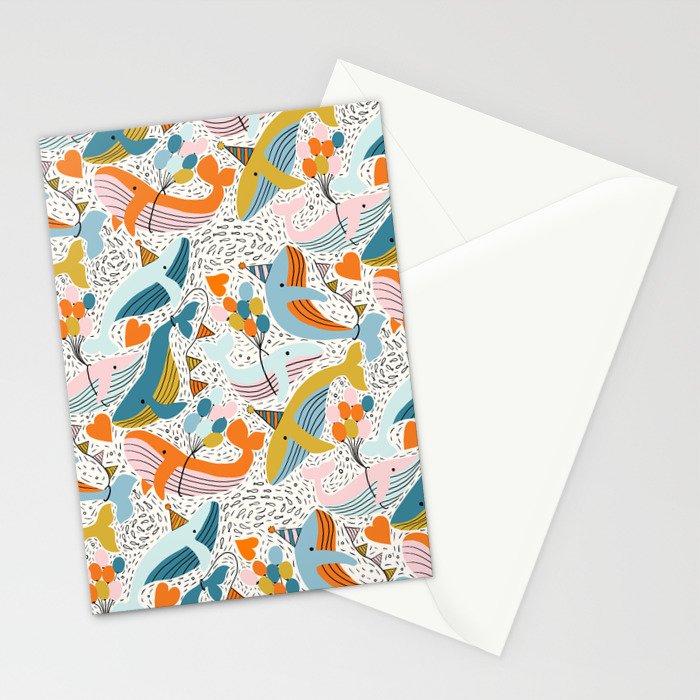 Humpback Whale Party Stationery Card Gallery Image 2