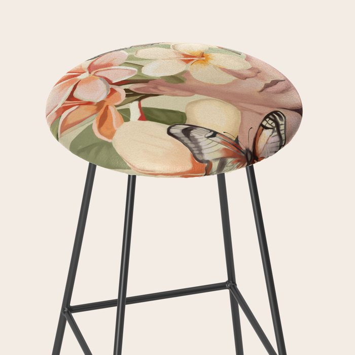 Pink Bloom Stool Gallery Image 2