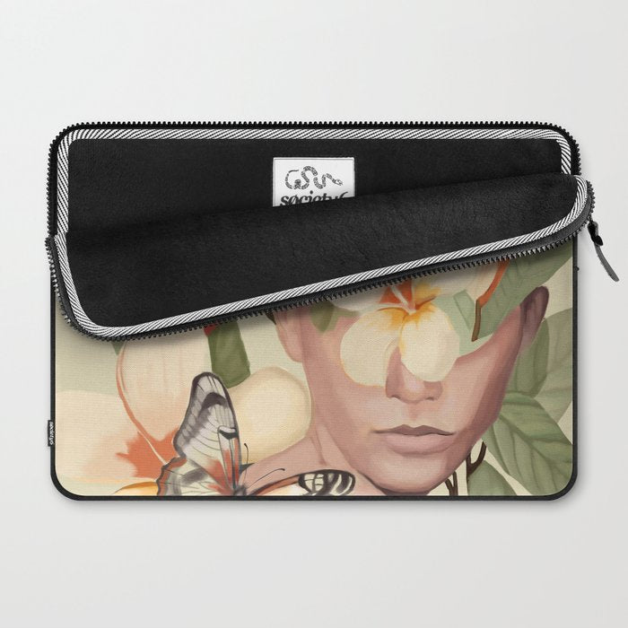 Pink Bloom Laptop Sleeve Gallery Image 2