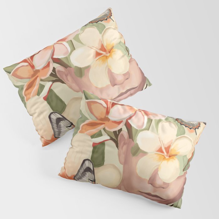 Pink Bloom Pillow Sham Gallery Image 1