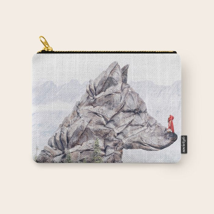 Stone Wolf | Little Red Riding Hood Carry All Pouch Gallery Image 1