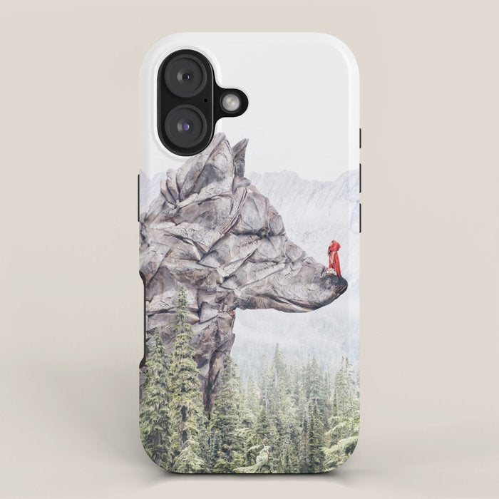 Stone Wolf | Little Red Riding Hood iPhone Case Gallery Image 1
