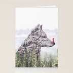 Stone Wolf | Little Red Riding Hood Stationery Card Gallery Image 2