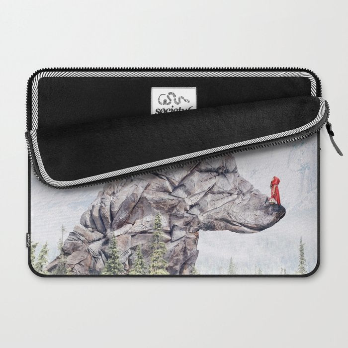 Stone Wolf | Little Red Riding Hood Laptop Sleeve Gallery Image 2