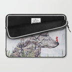 Stone Wolf | Little Red Riding Hood Laptop Sleeve Gallery Image 2
