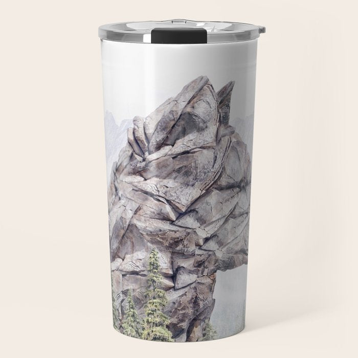 Stone Wolf | Little Red Riding Hood Travel Mug Gallery Image 1