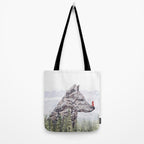 Stone Wolf | Little Red Riding Hood Tote Bag Gallery Image 2