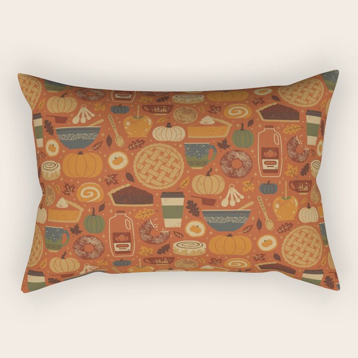 Pumpkin Spice Rectangular Pillow Gallery Image 2
