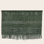 Green faux leather pattern Wall Hanging Gallery Image 1