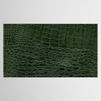 Green faux leather pattern Tablecloth Gallery Image 2