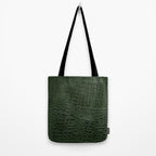 Green faux leather pattern Tote Bag Gallery Image 2