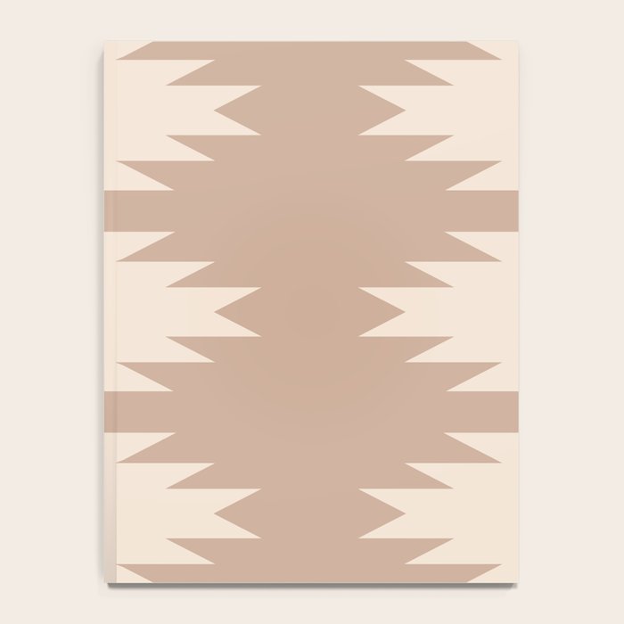 Geometric Southwestern Minimalism - Neutral Natural Beige Notebook Gallery Image 4