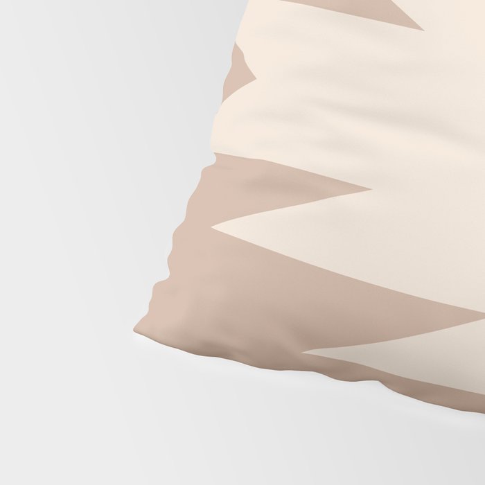 Geometric Southwestern Minimalism - Neutral Natural Beige Pillow Sham Gallery Image 4