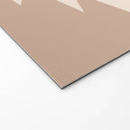 Geometric Southwestern Minimalism - Neutral Natural Beige Welcome Mat Gallery Image 2