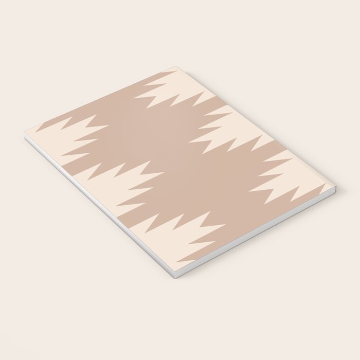 Geometric Southwestern Minimalism - Neutral Natural Beige Notebook Gallery Image 3
