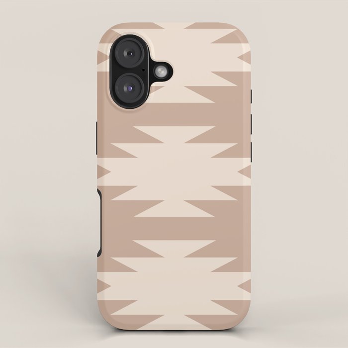 Geometric Southwestern Minimalism - Neutral Natural Beige iPhone Case Gallery Image 1