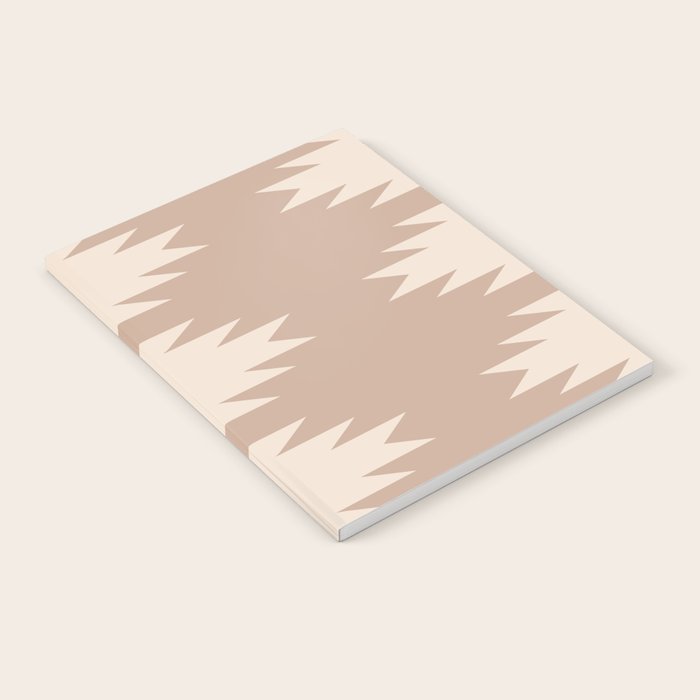 Geometric Southwestern Minimalism - Neutral Natural Beige Notebook Gallery Image 2