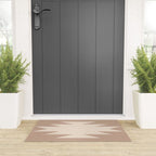 Geometric Southwestern Minimalism - Neutral Natural Beige Welcome Mat Gallery Image 3