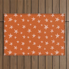 Stars Pumpkin Spice Outdoor Rug Gallery Image 1