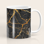 Black Malachite Marble With Gold Veins Coffee Mug Gallery Image 1