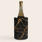 Black Malachite Marble With Gold Veins Wine Chiller Gallery Image 3