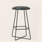Whimsical Horses Botanicals II Stool Gallery Image 1