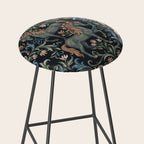 Whimsical Horses Botanicals II Stool Gallery Image 2