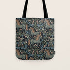 Whimsical Horses Botanicals II Tote Bag Gallery Image 1