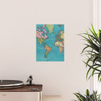 Vintage Map of The World (1897) Poster Gallery Image 2