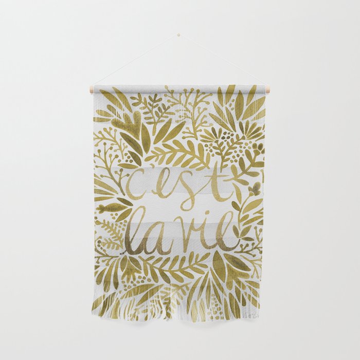 That's Life - Gold on Gold Wall Hanging Gallery Image 1