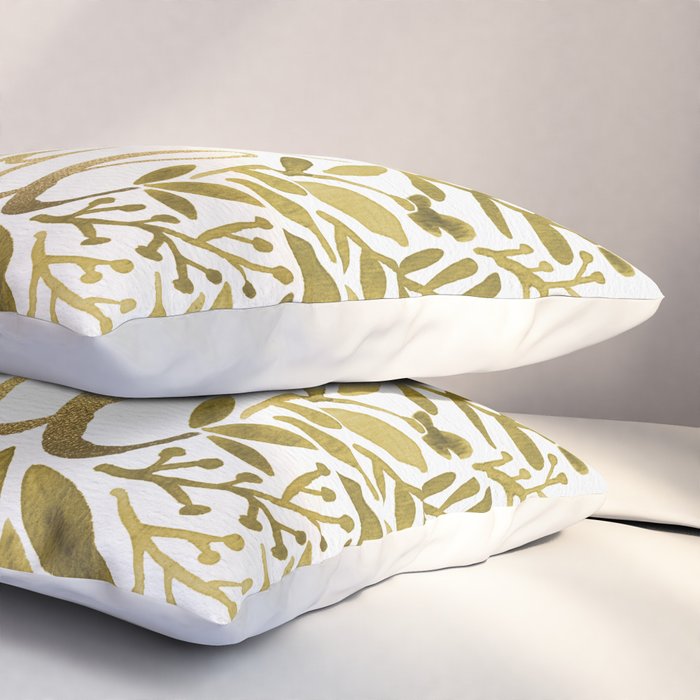 That's Life - Gold on Gold Pillow Sham Gallery Image 3