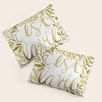 That's Life - Gold on Gold Pillow Sham Gallery Image 3