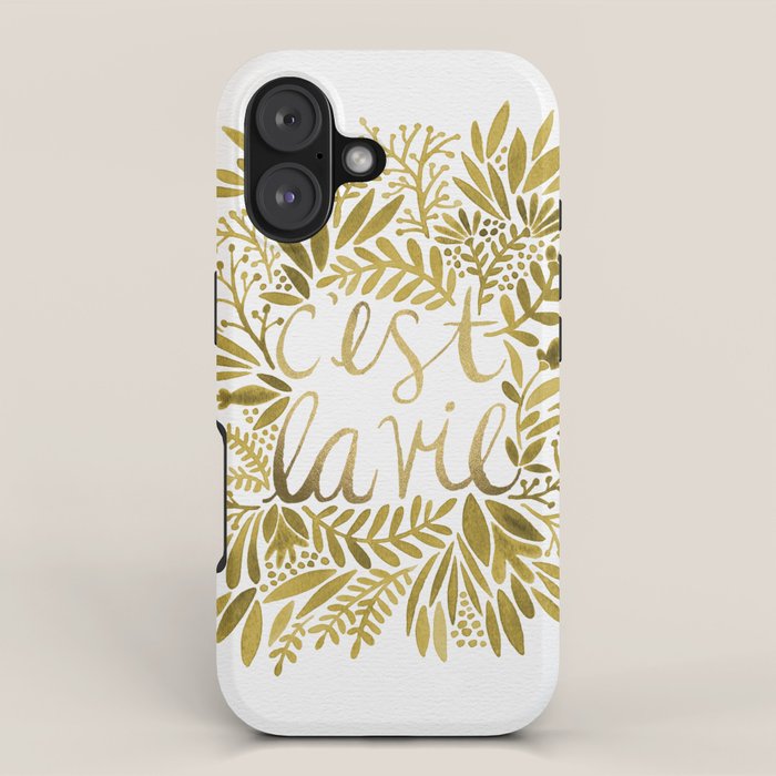 That's Life - Gold on Gold iPhone Case Gallery Image 1
