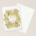 That's Life - Gold on Gold Stationery Card Gallery Image 2