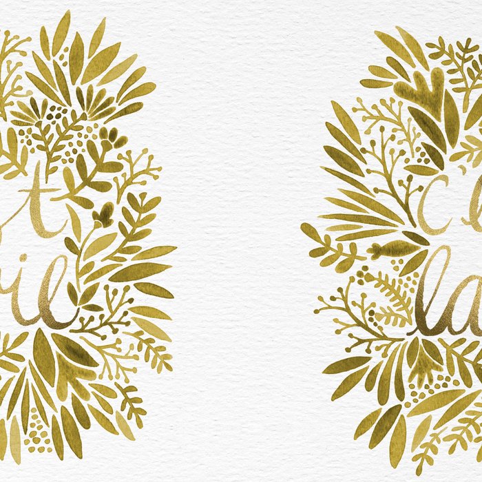 That's Life - Gold on Gold Coffee Mug Gallery Image 2